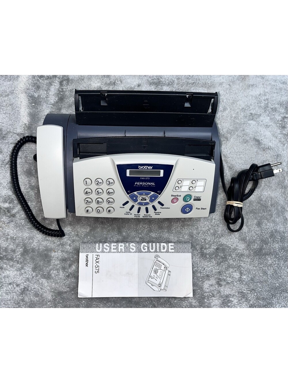Brother FAX-575 Personal Plain Paper Fax Phone And Copier Machine